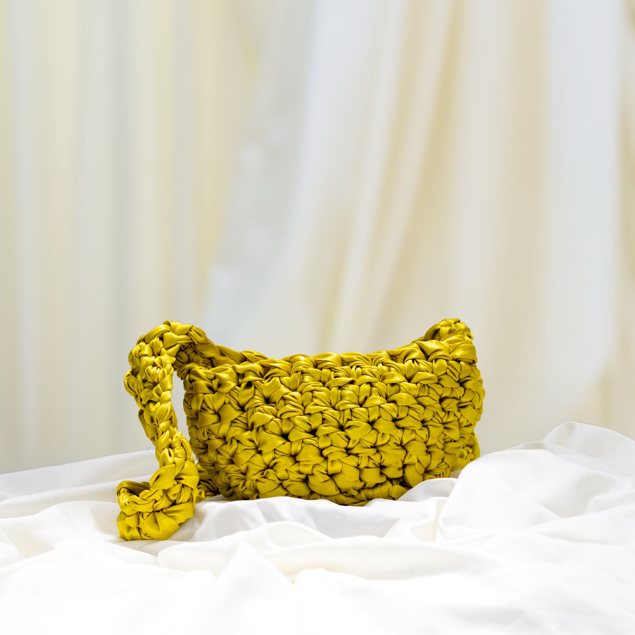 La Camille - Chartreuse Moon Bag