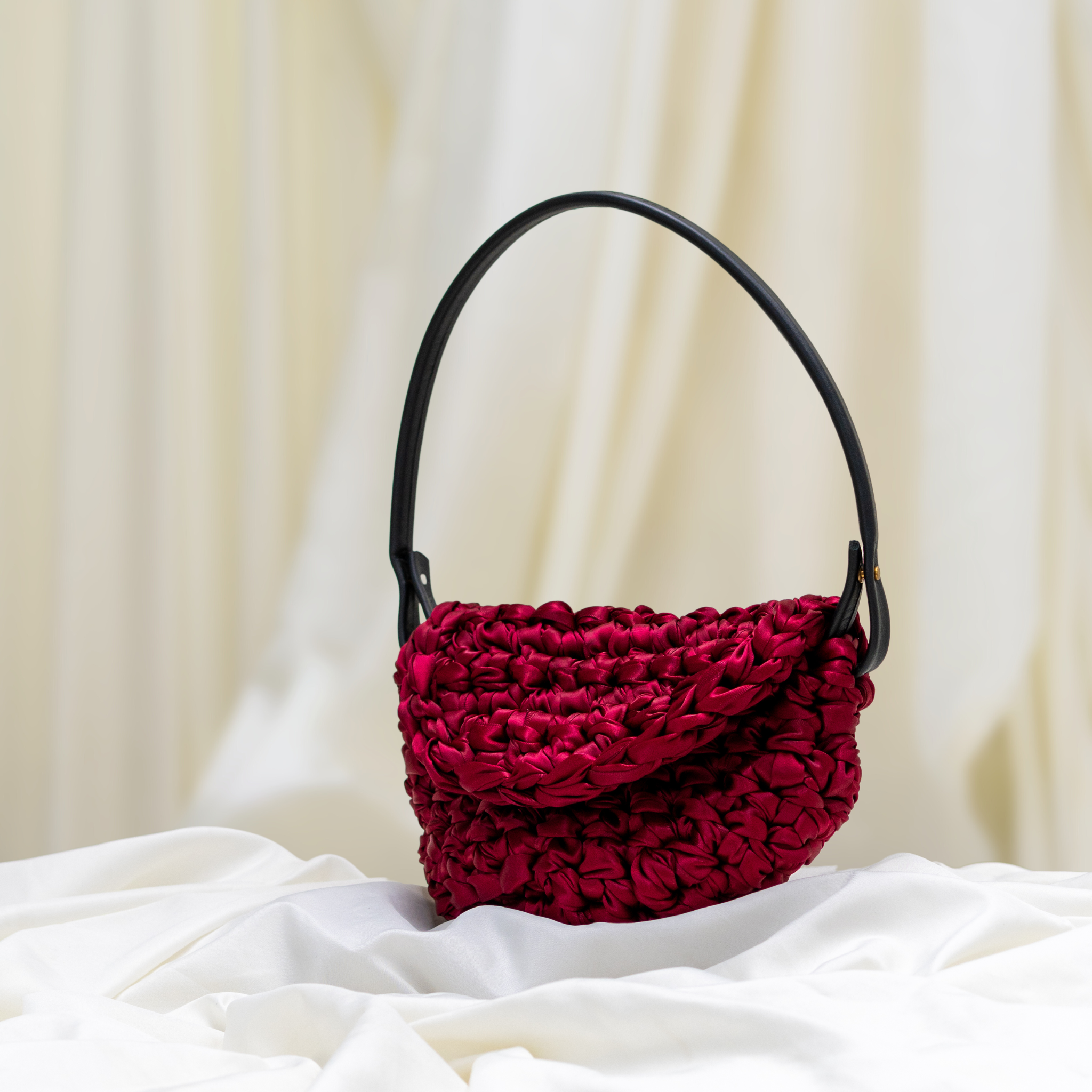 La Fleur - Burgundy Sling Bag