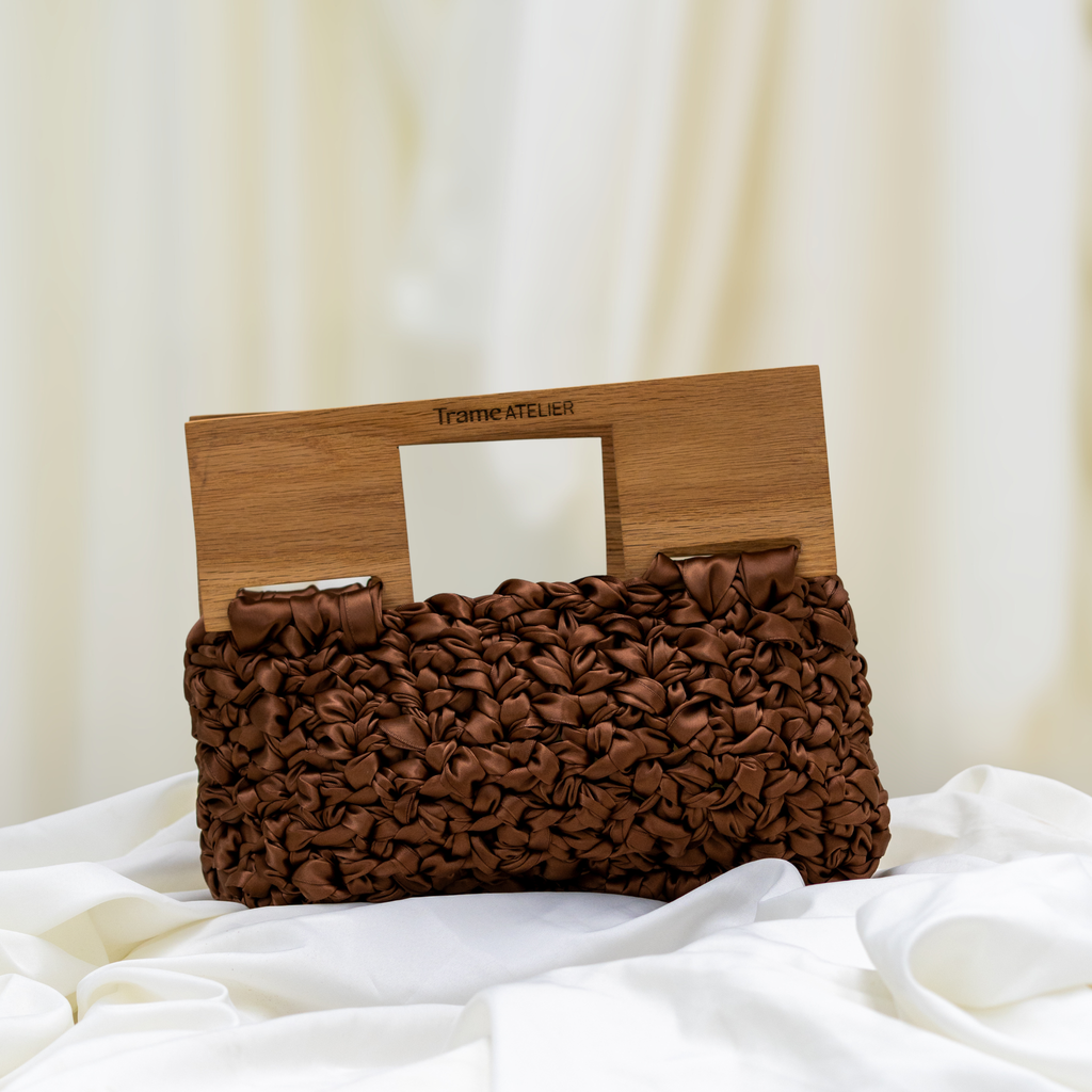 La Margot - Chocolate Brown with Oak Handle
